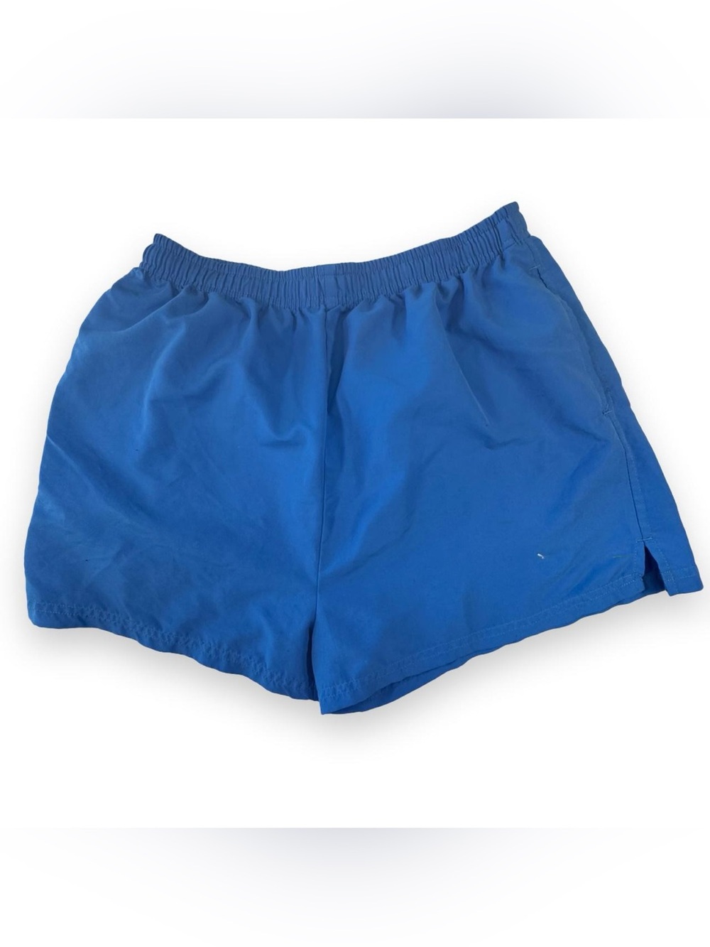 MTA Pro Athletic Shorts Size M Blue Polyester Running Gym